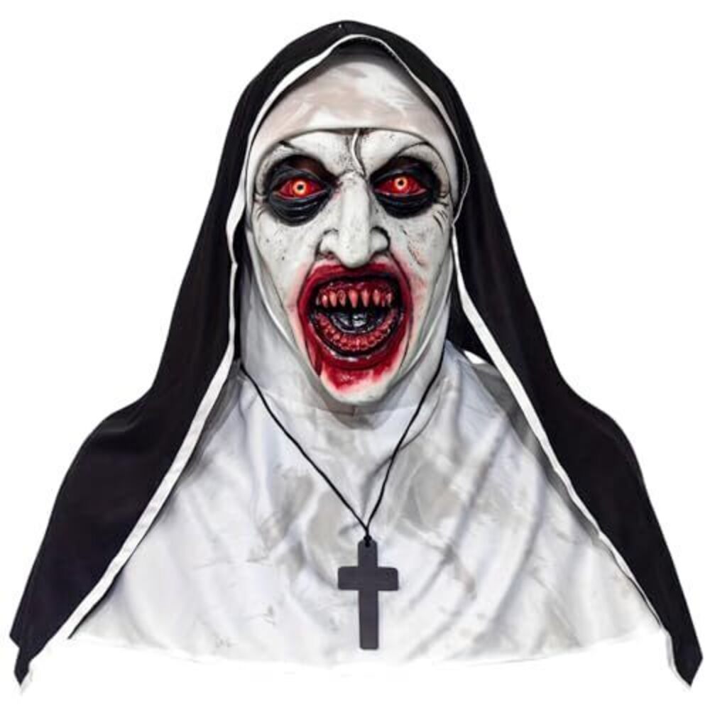 6907 Nun Costume Mask 2023 Latest Version - Realistic Latex Mask